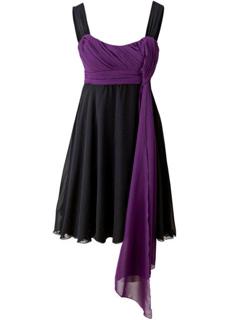 Robe noir et violet