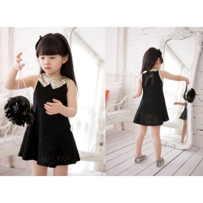 Robe noir fille