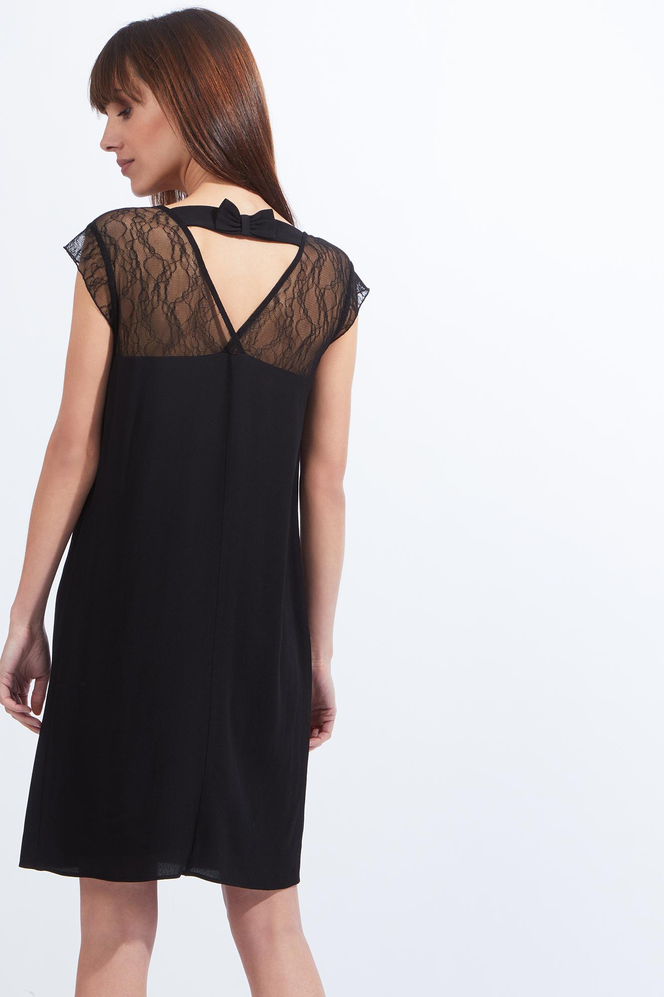 Robe noir fluide