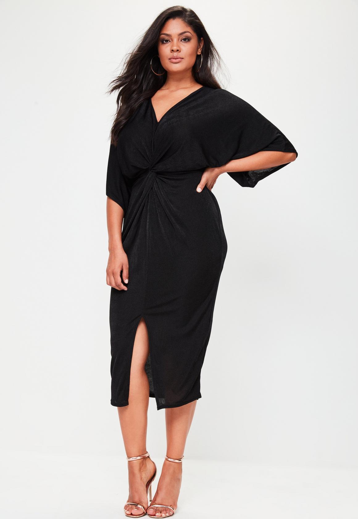 Robe noir grande taille