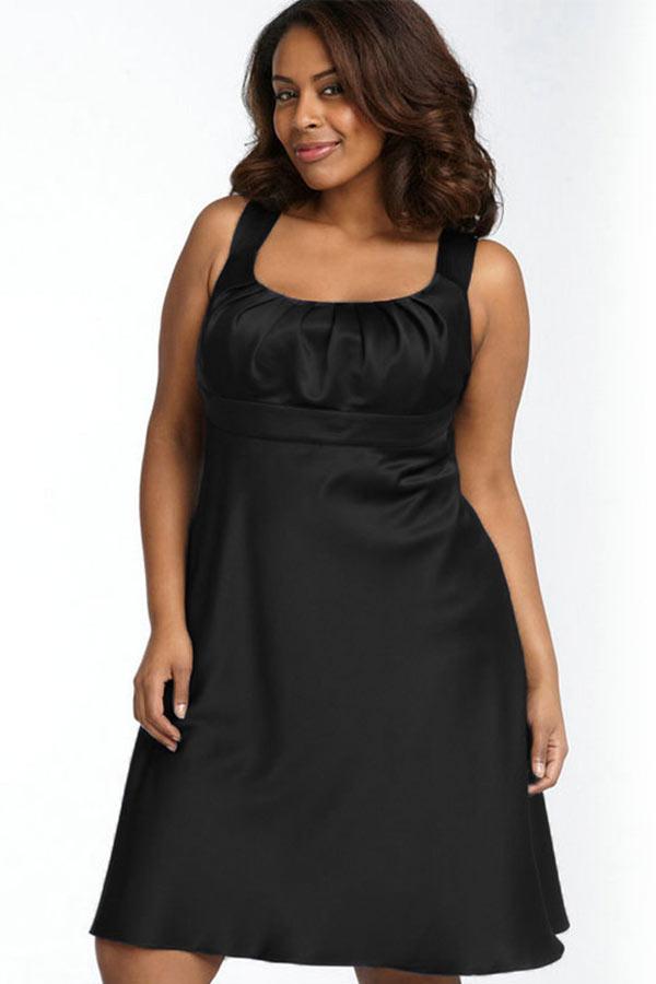 Robe noir grande taille