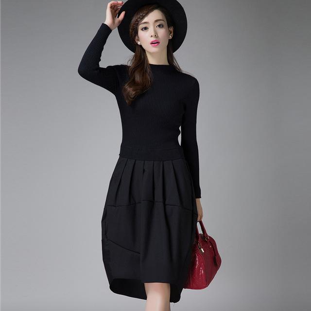 Robe noir hiver