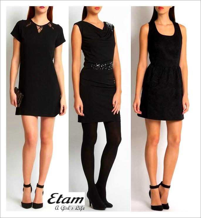 Robe noir nouvel an