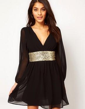 Robe noir nouvel an