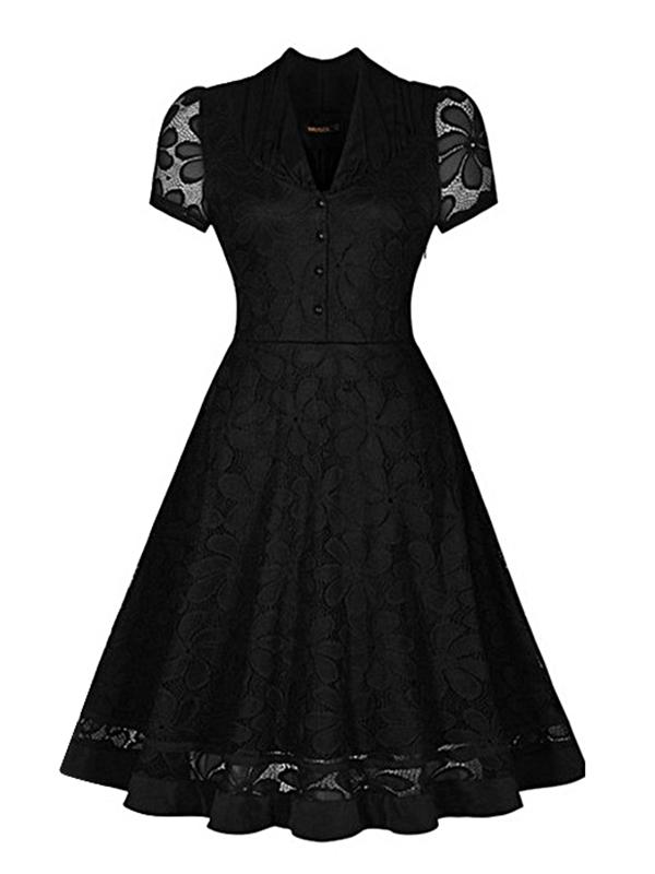 Robe noir vintage