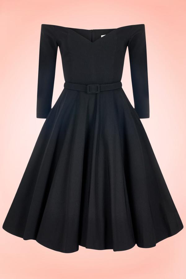 Robe noir vintage