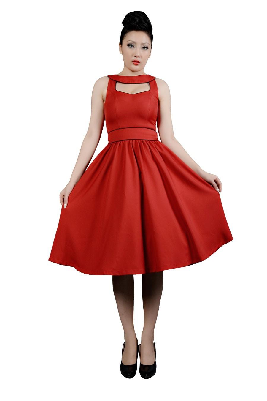 Robe pin up rouge