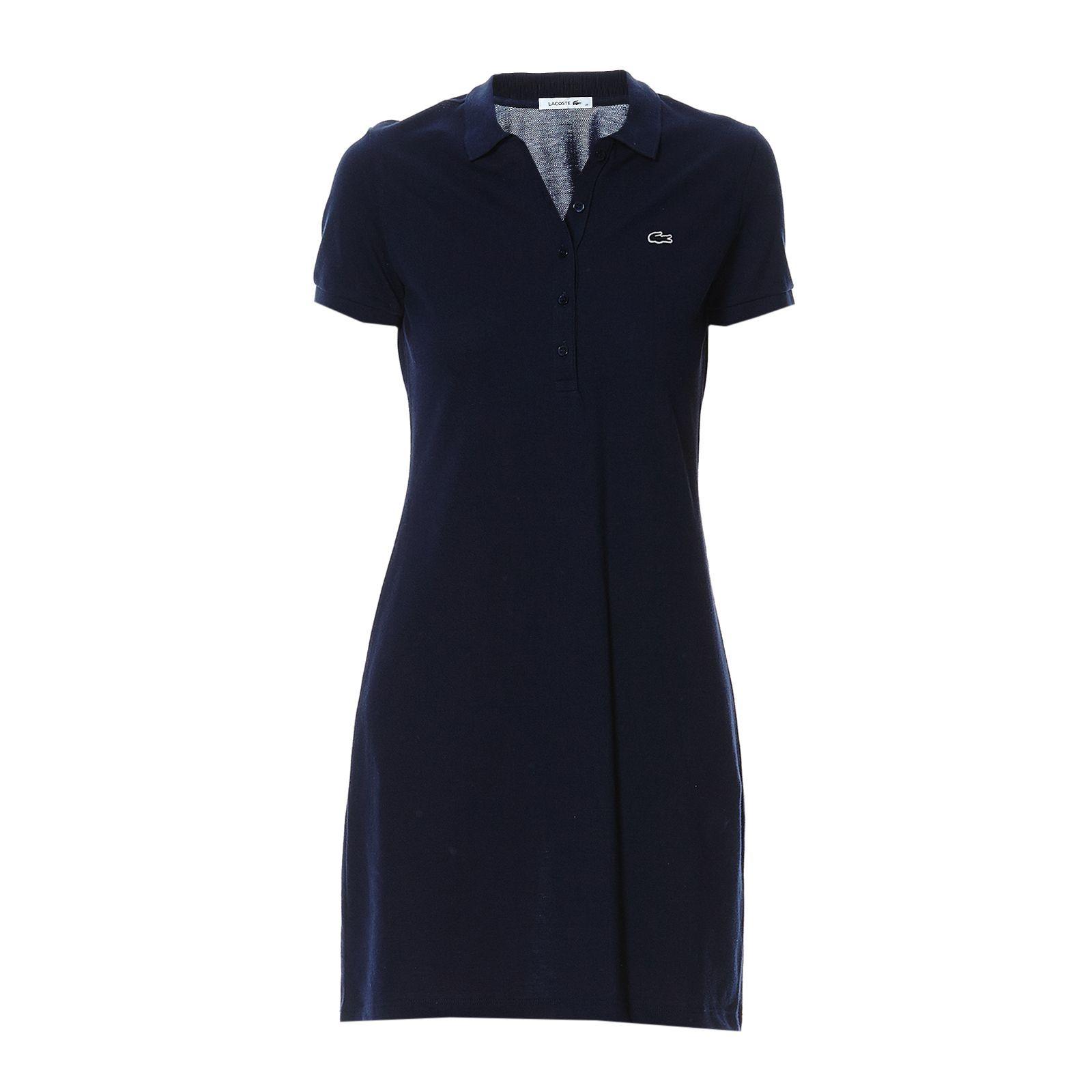 Robe polo bleu marine