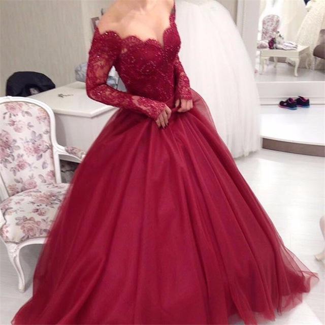 Robe princesse rouge