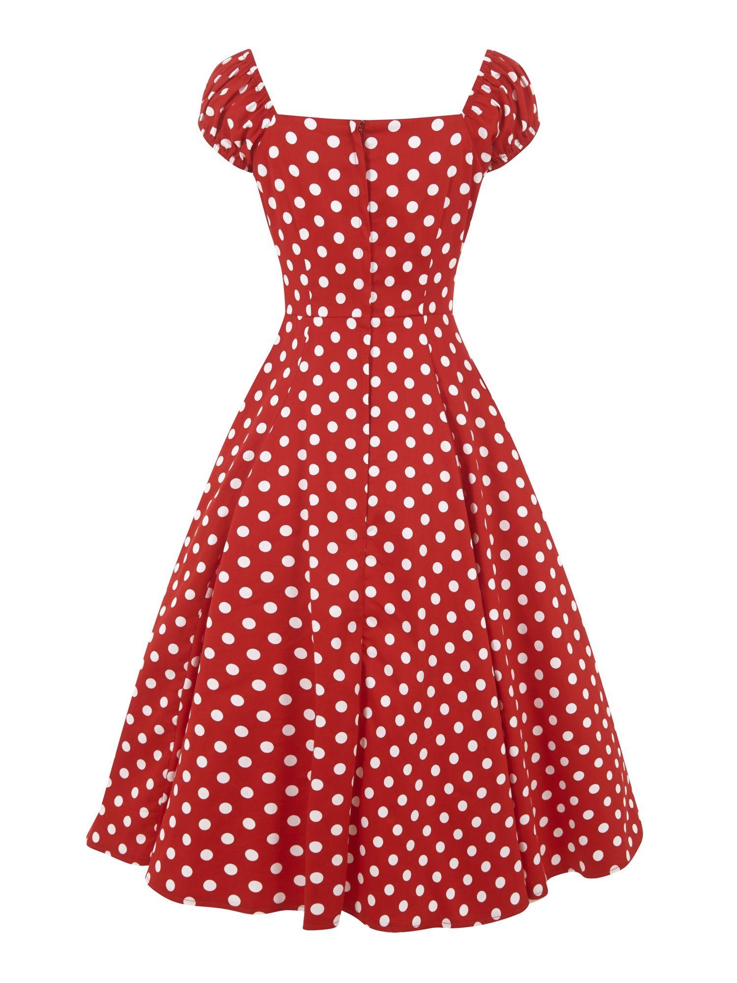 Robe rockabilly rouge