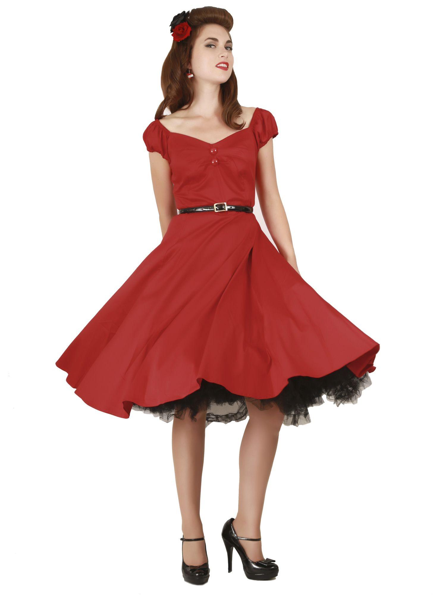 Robe rockabilly rouge