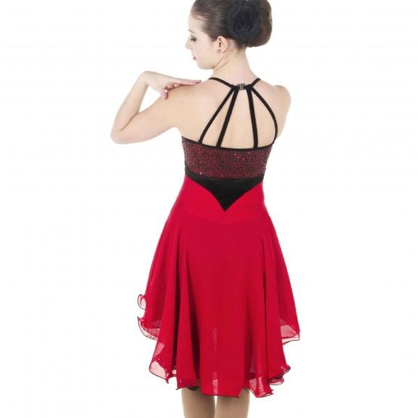 Robe rouge danse