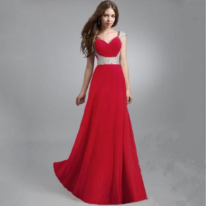 Robe rouge de soirée