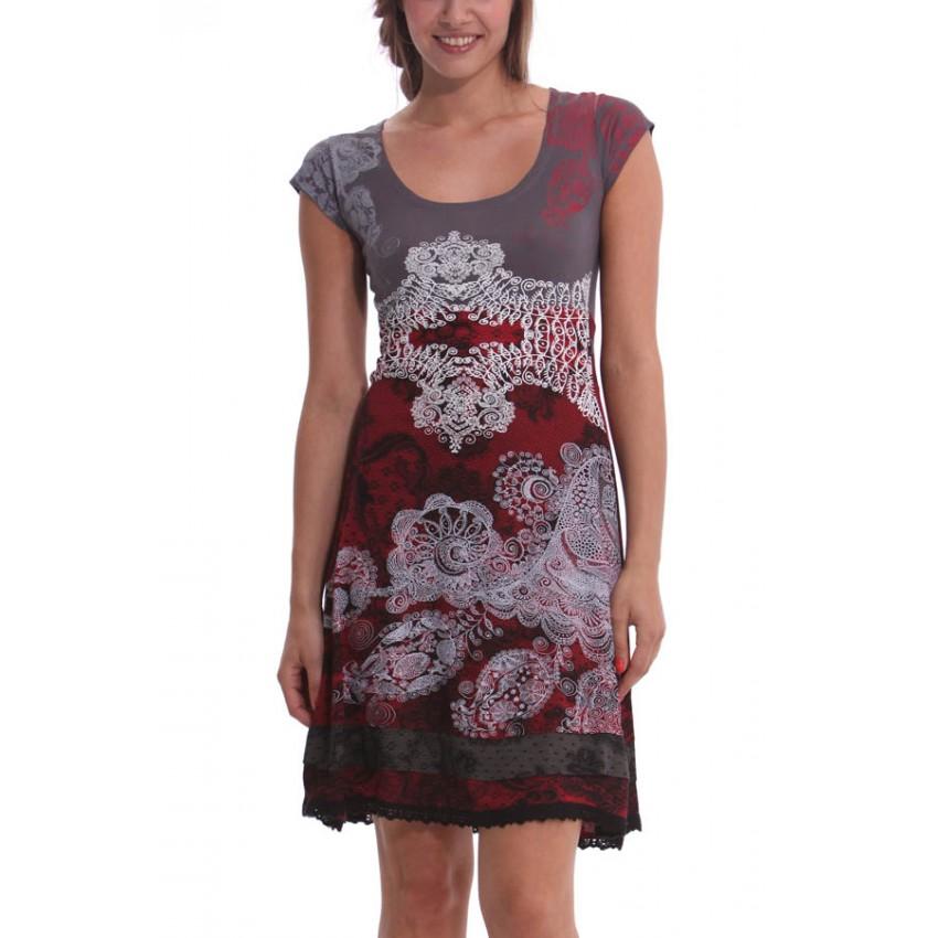 Robe rouge desigual