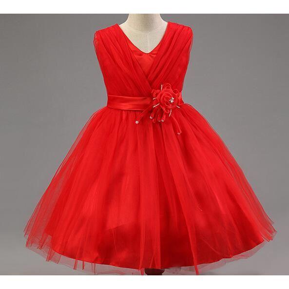 Robe rouge enfant