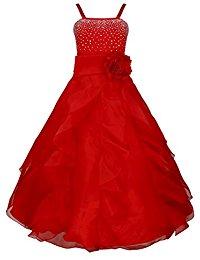 Robe rouge fille 10 ans