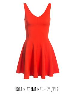 Robe rouge la halle