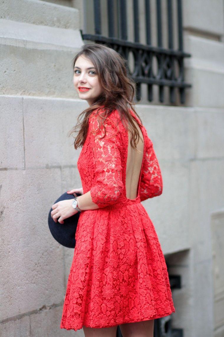 Robe rouge la redoute