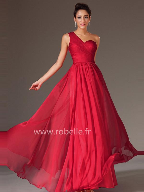 Robe rouge longue pas cher