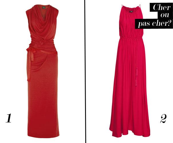 Robe rouge pas cher h&m