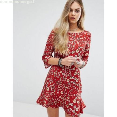 Robe rouge pimkie