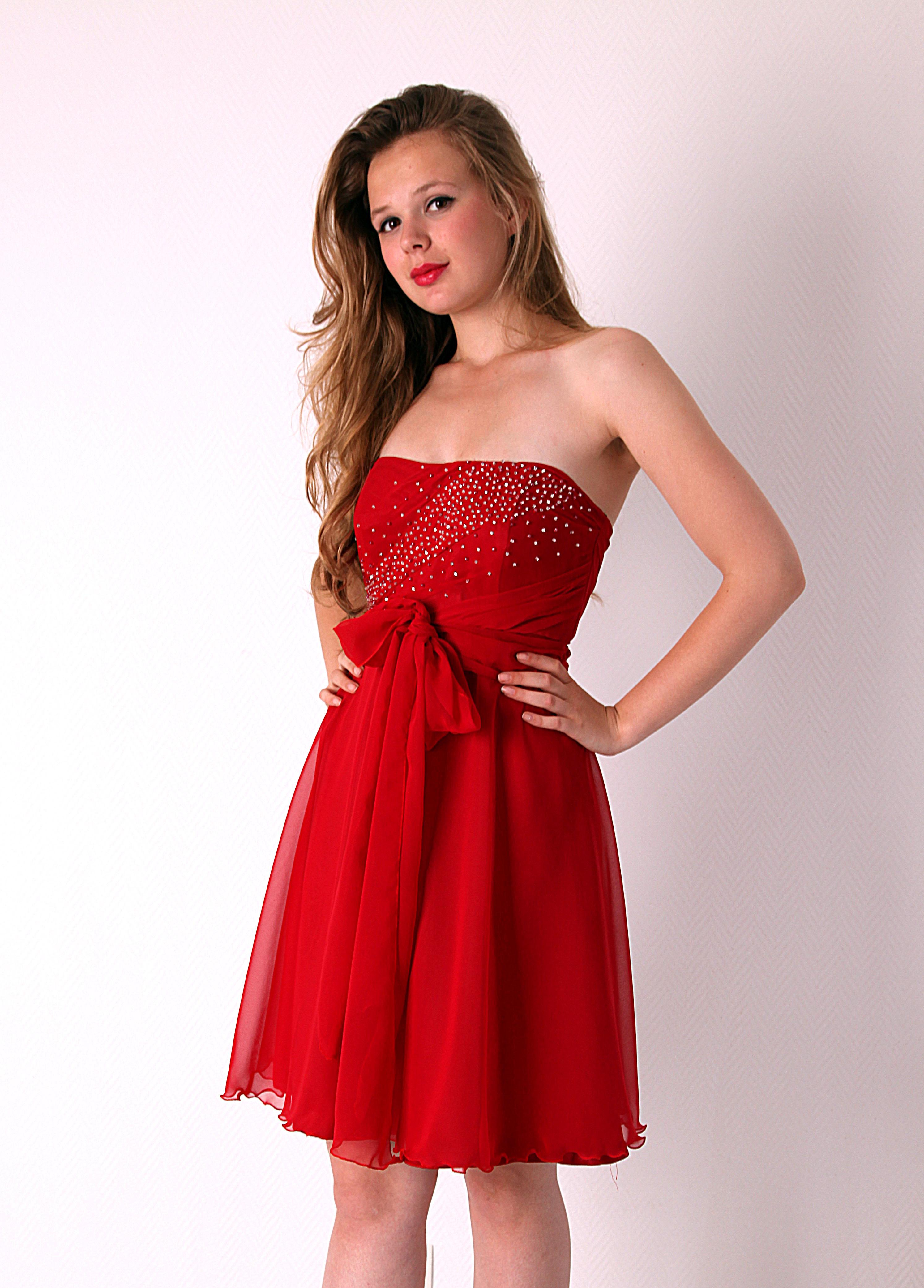 Robe rouge pour noel