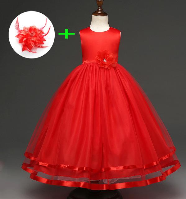 Robe rouge pour petite fille