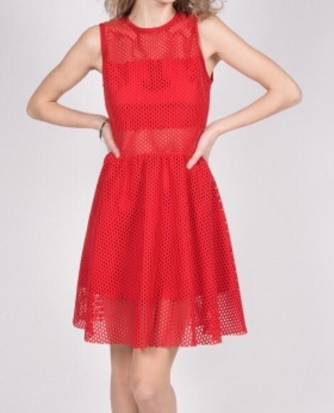 Robe rouge sandro