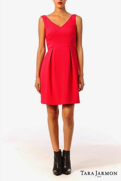 Robe rouge tara jarmon