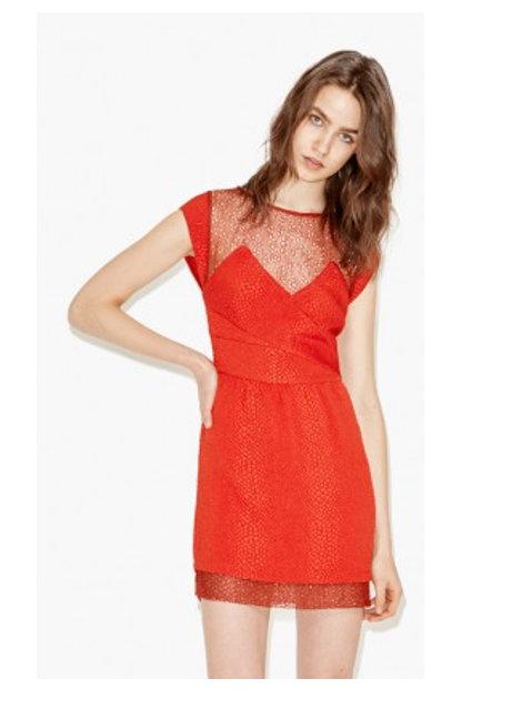 Robe rouge the kooples