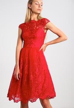 Robe rouge zalando