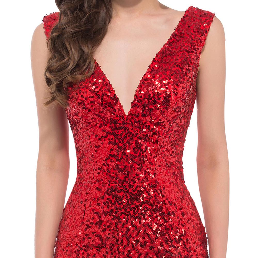 Robe sequin rouge