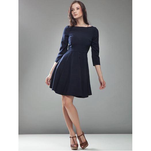 Robe simple bleu marine