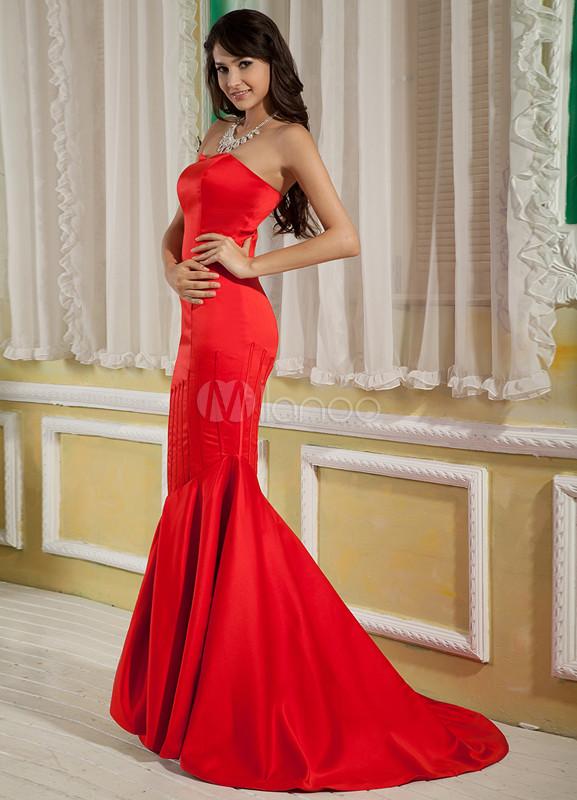 Robe sirene rouge