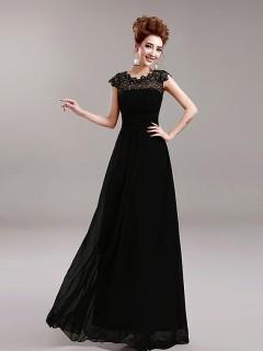 Robe soire noir