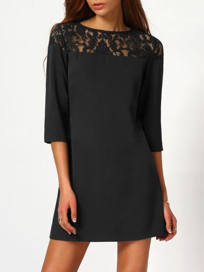 Robe tunique noir