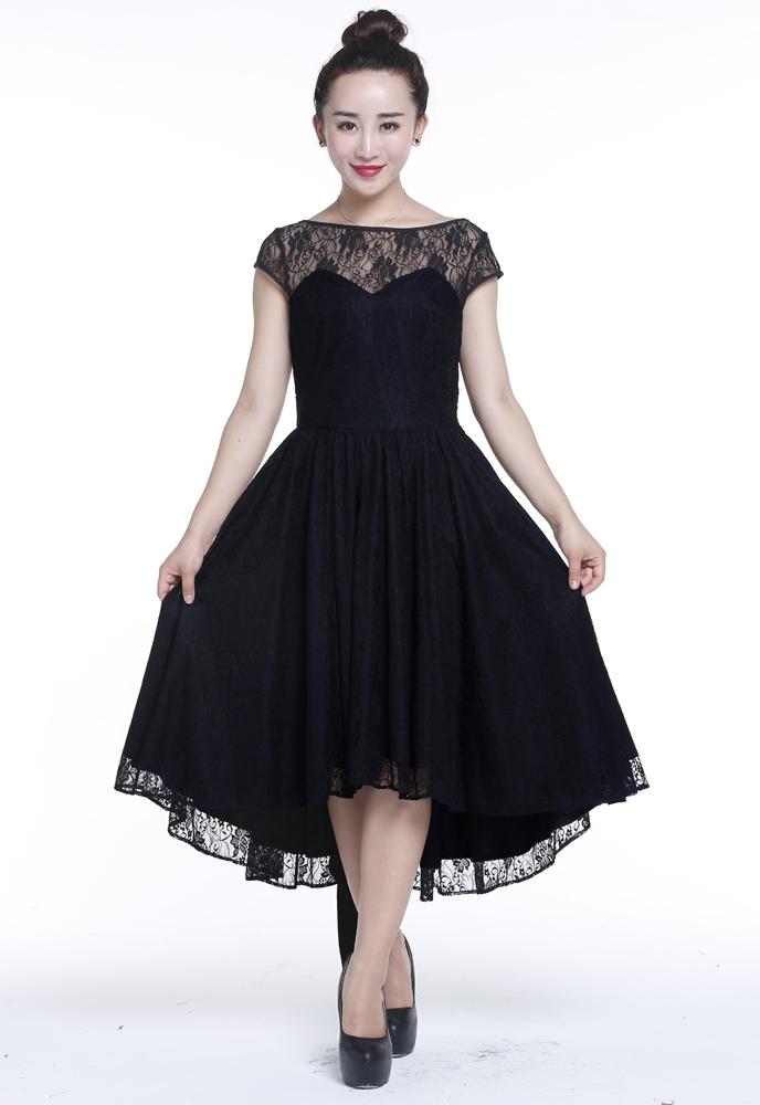 Robe vintage dentelle noir