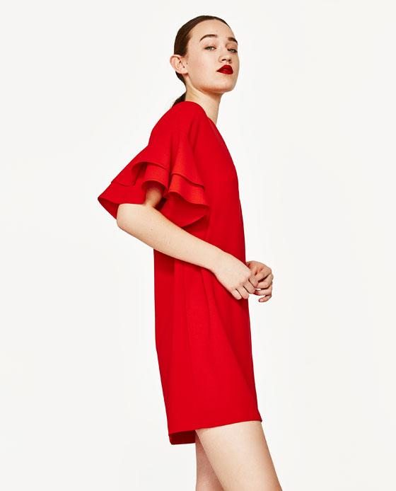 Robe zara rouge