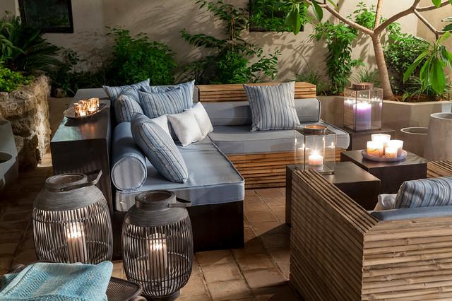 Terrasse boheme chic