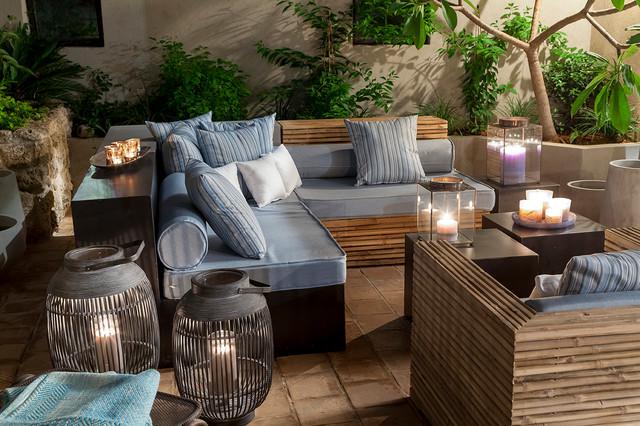 Terrasse boheme chic