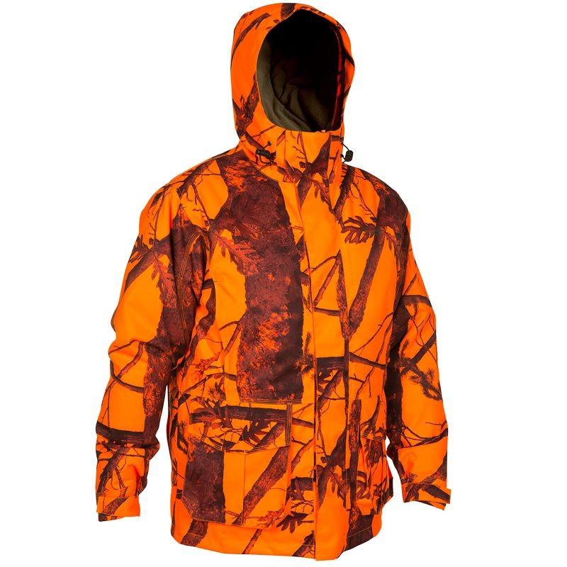 Veste de chasse fluo decathlon