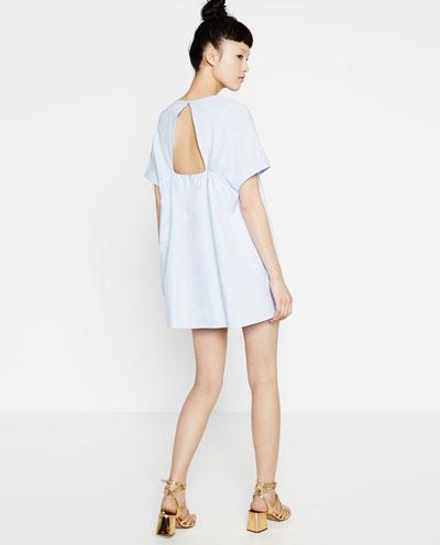 Zara robe bleu